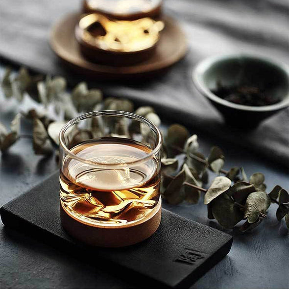 Wood Glass Tumblers by Komodoty